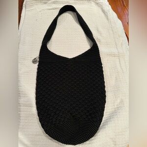 Black woven purse from The Sak, like new and beautiful!